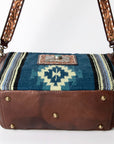 American Darling Messenger Saddle Blanket Genuine Leather Women Bag Western Handbag Purse