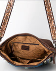 American Darling Messenger Saddle Blanket Genuine Leather Women Bag Western Handbag Purse