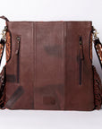 American Darling Messenger Saddle Blanket Genuine Leather Women Bag Western Handbag Purse