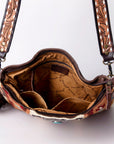 American Darling Messenger Saddle Blanket Genuine Leather Women Bag Western Handbag Purse