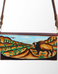 American Darling Wallet Genuine Leather Women Bag Western Handbag Purse