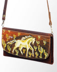 American Darling Wallet Genuine Leather Women Bag Western Handbag Purse