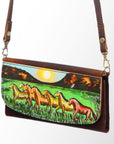 American Darling Wallet Genuine Leather Women Bag Western Handbag Purse
