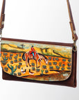 American Darling Wallet Genuine Leather Women Bag Western Handbag Purse