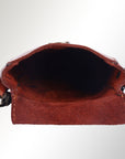 Spaghetti Western Swc214Cg Sling Vintage Handmade Drum Dyed Genuine European Cowhide Leather Women Bag Western Handbag Purse