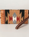 American Darling Hand Tooled Saddle Blanket Genuine Leather Women Bag Western Handbag Purse