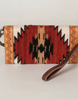 American Darling Hand Tooled Saddle Blanket Genuine Leather Women Bag Western Handbag Purse