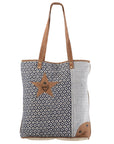OHLAY KB324 TOTE Upcycled Wool Upcycled Canvas Genuine Leather women bag western handbag purse