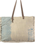 OHLAY KB326 TOTE Upcycled Canvas Genuine Leather women bag western handbag purse