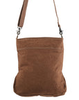 OHLAY MESSENGER Upcycled Wool Upcycled Canvas Hair-on Genuine Leather women bag western handbag purse