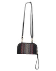 OHLAY KB309 Cross Body Upcycled Wool Genuine Leather women bag western handbag purse