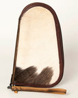 American Darling Gun Case Hair on Hand Tooled Genuine Leather W. Cases