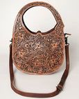 American Darling ADBG921 Clutch Hand Tooled Genuine Leather Women Bag Western Handbag Purse