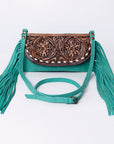 ADBG924A American Darling Hand Tooled Genuine Leather Women Bag Western Handbag Purse
