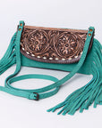 ADBG924A American Darling Hand Tooled Genuine Leather Women Bag Western Handbag Purse
