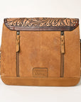 American Darling ADBG926 Messenger Hand Tooled Genuine Leather Women Bag Western Handbag Purse
