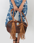 American Darling ADBGD144A Tote Genuine Leather Women Bag Western Handbag Purse