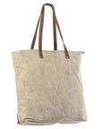 OHLAY KB317 TOTE Upcycled Canvas Genuine Leather women bag western handbag purse