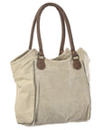 OHLAY KB330 TOTE Upcycled Wool Upcycled Canvas Genuine Leather women bag western handbag purse