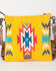 American Darling Hand Tooled Saddle Blanket Genuine Leather Women Bag Western Handbag Purse