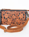 American Darling Small Crossbody Beautifully Hand Tooled Genuine