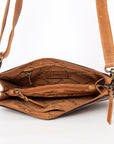 American Darling Small Crossbody Beautifully Hand Tooled Genuine