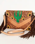 American Darling Cross Body I Hand Tooled Genuine Leather Women Bag Western Handbag Purse
