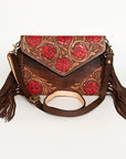 American Darling Cross Body I Hand Tooled Genuine Leather Women Bag Western Handbag Purse