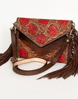 American Darling Cross Body I Hand Tooled Genuine Leather Women Bag Western Handbag Purse