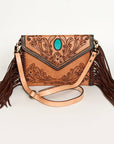 American Darling Cross Body I Hand Tooled Genuine Leather Women Bag Western Handbag Purse