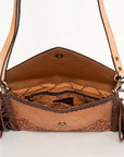 American Darling Cross Body I Hand Tooled Genuine Leather Women Bag Western Handbag Purse