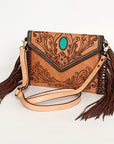 American Darling Cross Body I Hand Tooled Genuine Leather Women Bag Western Handbag Purse
