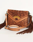 American Darling Cross Body I Hand Tooled Genuine Leather Women Bag Western Handbag Purse