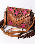 American Darling Cross Body I Hand Tooled Genuine Leather Women Bag Western Handbag Purse