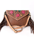 American Darling Cross Body I Hand Tooled Genuine Leather Women Bag Western Handbag Purse