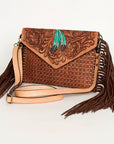 American Darling Cross Body I Hand Tooled Genuine Leather Women Bag Western Handbag Purse