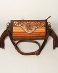 American Darling Small Crossbody Hand Tooled Saddle Blanket Genuine Leather Women Bag Western Handbag Purse