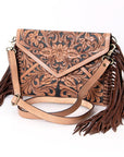 American Darling Cross Body I Hand Tooled Genuine Leather Women Bag Western Handbag Purse