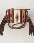 American Darling Cross Body Hand Tooled Saddle Blanket Genuine Leather women bag western handbag purse