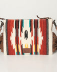 American Darling Saddle Blanket Genuine Leather Women Bag Western Handbag Purse