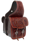 Hilason Western Horse Leather Saddle Bag Heavyduty Traditional Trail Ride