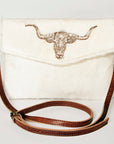 American Darling ADBGS178R Envelope Hair-On Genuine Leather Women Bag Western Handbag Purse