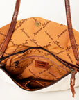 American Darling ADBGS178R Envelope Hair-On Genuine Leather Women Bag Western Handbag Purse