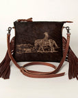 American Darling Small Crossbody Genuine Leather women bag western handbag purse