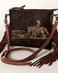 American Darling Small Crossbody Genuine Leather women bag western handbag purse