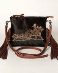 American Darling Small Crossbody Genuine Leather women bag western handbag purse
