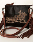 American Darling Small Crossbody Genuine Leather women bag western handbag purse