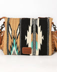 American Darling Saddle Blanket Genuine Leather Women Bag Western Handbag Purse
