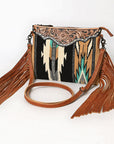American Darling Saddle Blanket Genuine Leather Women Bag Western Handbag Purse