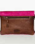American Darling ADBGS178AE Envelope Hair-On Genuine Leather Women Bag Western Handbag Purse